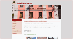 Desktop Screenshot of hotel-birnbaum.de